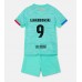 Barcelona Robert Lewandowski #9 Tredjedraktsett Barn 2023-24 Korte ermer (+ Korte bukser)